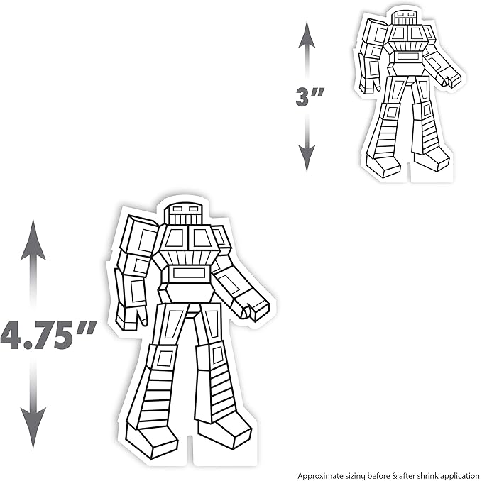 Just Play Shrinky Dinks Cool Stuff Activity Set, 51-piece set, Kids Art and Craft Activity Set, Kids Toys for Ages 5 Up