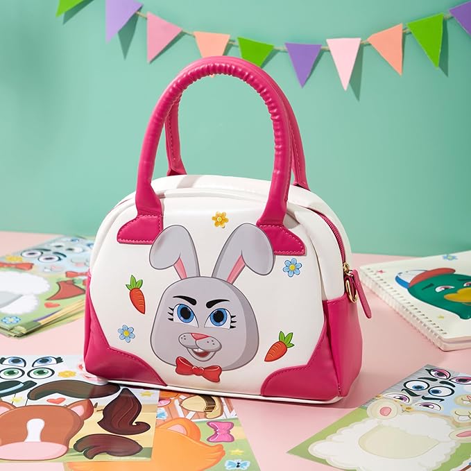 JOYIN 36 Pcs 9"x6" Farm Animals Make a face Stickers for Kids, Make Your Own Summer Sticker Sheets, Party Favors Kids Crafts, Goodie Bags Stuffers, Classroom Rewards