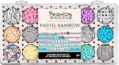Fashion Angels Tell Your Story Alphabet Bead Bracelet Making Activity Kit with Over 1,500 Beads and Super Cute Bead Organizer Case That Makes Over 30 Bracelets, Ages 8 and Up
