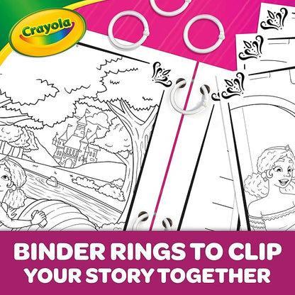 Crayola Book Making Kit for Kids, Create Your Own Fairytale Storybook, DIY Kits, Gift for Girls & Boys, Ages 6, 7, 8, 9