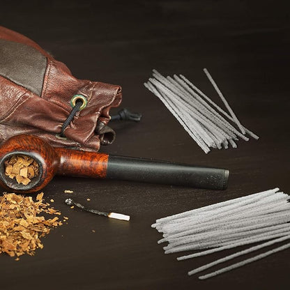 Patelai 150 Pieces 6 Inch Long Soft Pipe Cleaners Long Chenille Stems Twistable Cleaners with Storage Box for Removing Dirty Cleaning Glass Ceramic(White)