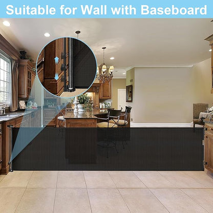 168 Inch Retractable Dog Gates for The House Extra Wide Baby Gates Extra Wide Dog Gate for The House Extra Long Baby Gates Indoor Extra Long Pet Gate Extra Wide Outdoor Gate Extra Wide Indoor Gate