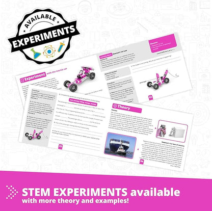 Engino STEM Maker Girl, 20-Model Set, Engineering Toys for Girls, STEM Building Toys, Educational Set for Kids 7+, Gift for Girls