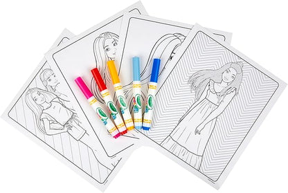 Crayola Barbie Color Wonder Coloring Set, Mess Free Coloring Book Pages for Toddlers, Travel Activity, Barbie Gift & Toys for Kids
