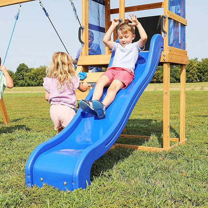 SELEWARE Black Playground Safety Handles, Non-Slip Kids Playground Grab Handle, Durable Indoor Outdoor Playset Handles for Playhouse, Treehouse, Climbing Frame, Jungle Gym, Swing Set, 4 Pack