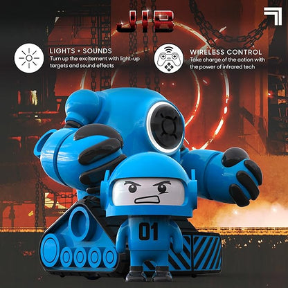 Sharper Image® Mecha Rivals Remote Control Battle Robots, Two-Player Wireless Fighting Set with Lights and Sounds