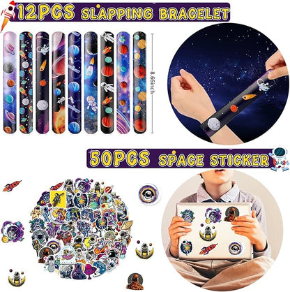 Astronaut Galaxy Outer Space Themed Party Favors for Kids, Party Supplies for Boys Birthday Party Decorations
