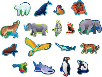 Endangered Species Around The World 80 Piece Geography Puzzle