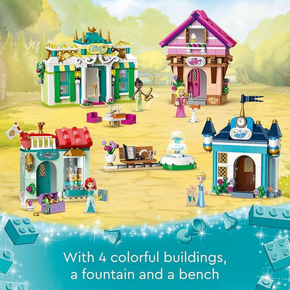 LEGO Disney Princess Market Adventure Building Toy Set - Pretend Play Disney Toy Figures & Playsets for Girls & Boys, Ages 6+ - Disney Gifts for Kids, Birthdays, Events - 43246