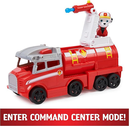 Paw Patrol, Big Truck Pup’s Marshall Transforming Toy Trucks with Collectible Action Figure, Kids Toys for Ages 3 and up