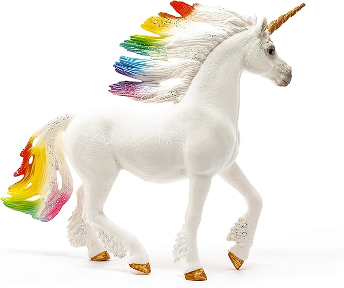 Schleich bayala Unicorn Toys for Girls and Boys Rainbow Unicorn Stallion, Ages 5+