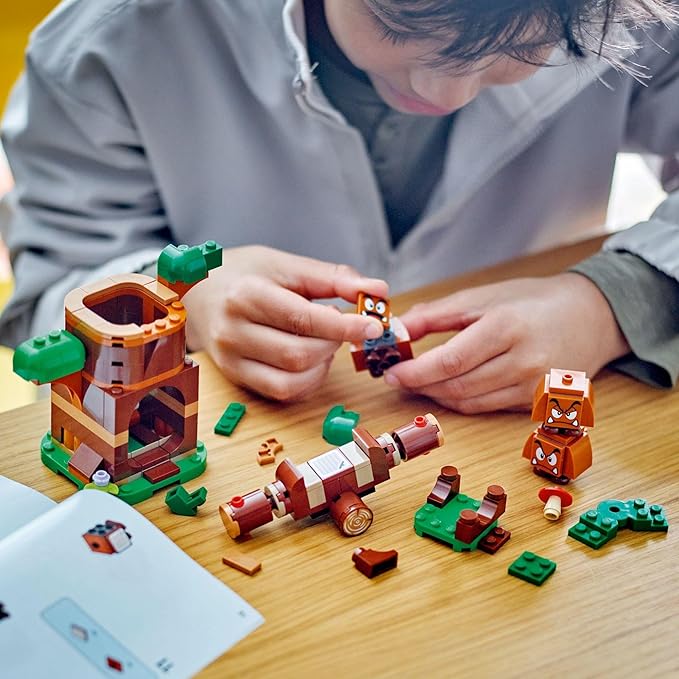 LEGO Super Mario Goombas’ Playground, Nintendo Super Mario Collectibles for Kids, Buildable Seesaw, Super Mario Toy Playset, 3 Figures, Gift for Boys, Girls and Any Fan Ages 7 and Up, 71433