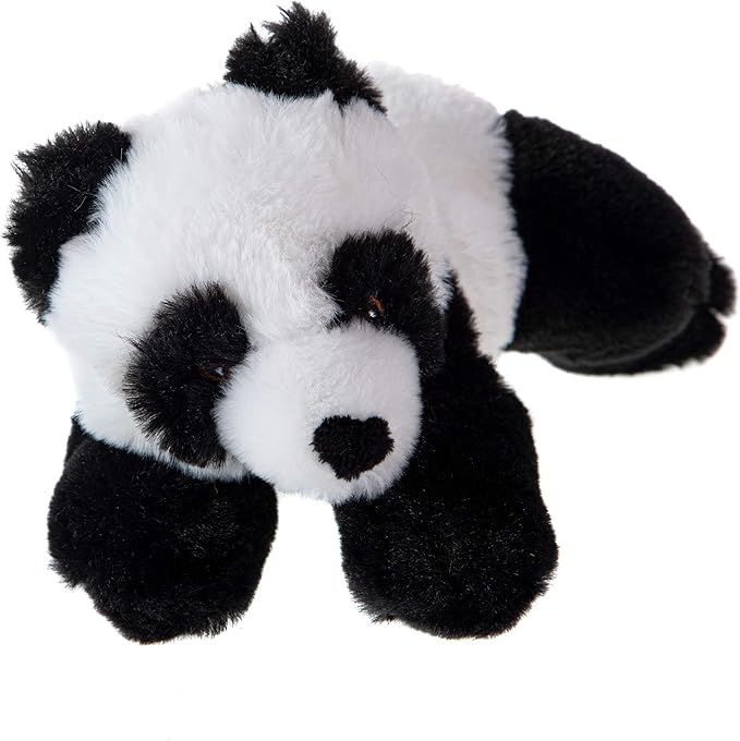 Wild Republic EcoKins Mini Panda Stuffed Animal 8 inch, Eco Friendly Gifts for Kids, Plush Toy, Handcrafted Using 7 Recycled Plastic Water Bottles (24796)