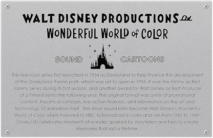 Disney100 Years of Wonder Walt Disney Presents “Wonderful World of Color” Tinker Bell Collectible Plush Stuffed Doll, Kids Toys for Ages 5 Up, Amazon Exclusive by Just Play