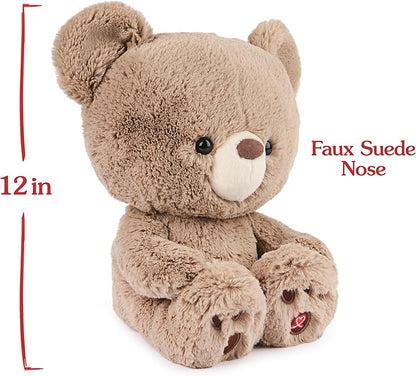 GUND Kai Teddy Bear Plush Toy, Premium Stuffed Animal for Ages 1 and Up, Taupe, 12”
