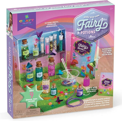 Craft-tastic – Fairy Potions Craft Kit – Make 9 Magical Fairy Potions