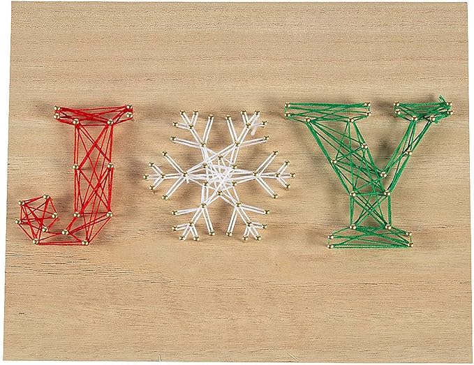 Christmas Joy String Art Craft
