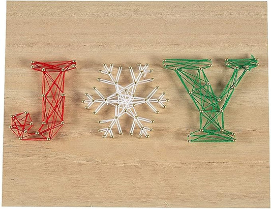 Christmas Joy String Art Craft
