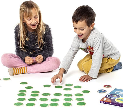 Montessori-Inspired Wooden Matching Game for Toddlers 2-4 Years - Things that Go - Durable, Scratch-Resistant 36 Card Set, Includes Carry Bag - Memory Game for Toddlers 2-4 Years - Means of Transport