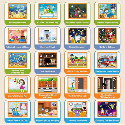 Circuit Kits for Kids Age 3-12 Circuit Board for Kids with Scene Card & Markers STEM Kits for Kids Age 8-10 Birthday Gift Engineering Creative Toy 3 4 5 6 7 8 Year Old Boy Girl Toys