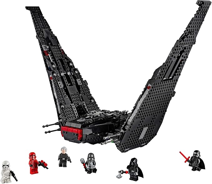 LEGO Star Wars: The Rise of Skywalker Kylo Ren’s Shuttle 75256 Star Wars Shuttle Action Figure Building Kit (1,005 Pieces)