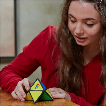 Rubik’s Pyramid, Rubik's Pyramid Pocket Colour-Matching Triangular Cubing Puzzle