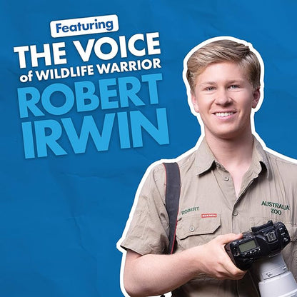 Educational Insights GeoSafari Jr. Talking Wildlife Camera, Voice & Photography-Robert Irwin, STEM Toy, Gift for Boys & Girls, Ages 4+