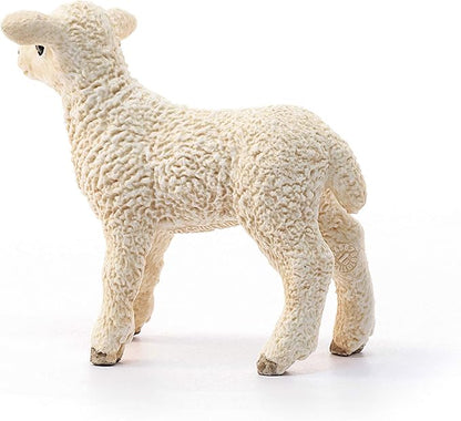 Schleich Farm World, Realistic Farm Animal Toys for Boys and Girls, Baby Lamb Toy Figurine