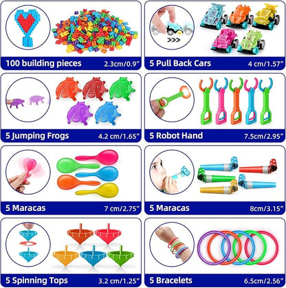 Amy&Benton 200PCS Little Toys for Kids School Prizes for Kids Toys Bulk Party Favors Gifts Treasure Box Toys