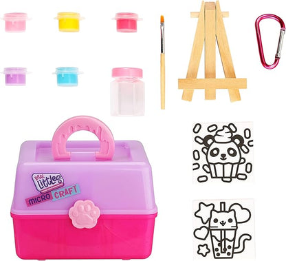REAL LITTLES - Mini Craft Box - Collect 6 Different Projects to Make with Micro Working Accessories Inside! Styles May Vary and Each Craft Sold Separately, Small, Multicolor, 1 Pack