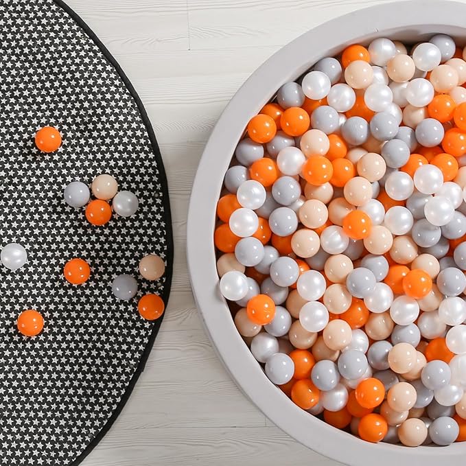 GOGOSO Ball Pit Balls for Toddles, Kids Plastic Balls for BallPit, Pool, Baby Party Accessories, Birthday Decoration 50 100 200 500 1000