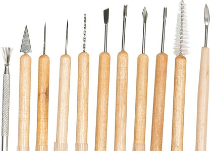 Pumpkin Carving Kit (21 Tool Set) w 11 Double Sided Pieces - Halloween Professional Sculpting, Cutting and Carving Knife Supplies for Fall Jack-O-Lanterns, Pumpkins, Decorations for Kids and Adults