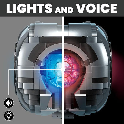 MEGA Halo Model Replica Building Toy, 343 Guilty Spark with 609 Pieces, Lights & Sounds, Build & Display Set for Collectors, Gift Ideas for Adults