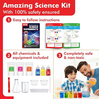 Doctor Jupiter Little Genius Kit for Boys & Girls 4-6 Year Olds | Educational Toys for 4-5-6 | Learning Toys for Toddlers | Preschool Learning Activities | STEM Toys | Science Experiments