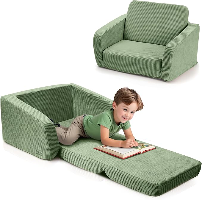 ZICOTO Sturdy Toddler Chair and Couch - The Perfect Kids Sofa for Girls and Boys - Ideal Fold Out Sofa Chairs to Give Your Kids a Safe and Fun Place to Sit