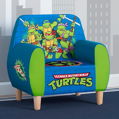 Delta Children Teenage Mutant Ninja Turtles Foam Chair for Kids, Green