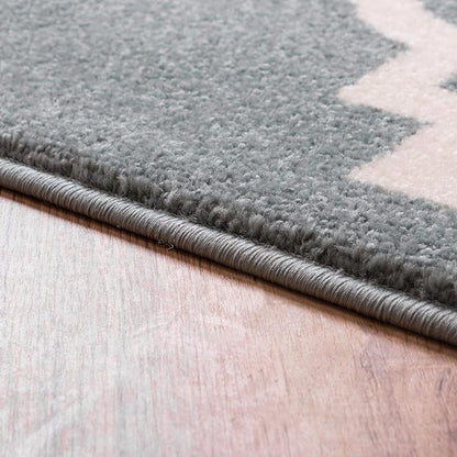 Well Woven Sydney LuLu's Lattice Light Blue Modern Geometric Trellis Area Rug 5'3" Round