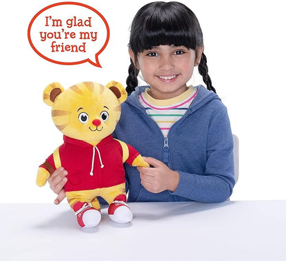 Daniel Tiger's Neighborhood Plush Daniel Tiger Back to School Feature Plush with Tigey and Backpack Featuring Music, Sounds, and Phrases!