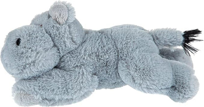 Wild Republic EcoKins Mini Hippo Stuffed Animal 8 inch, Eco Friendly Gifts for Kids, Plush Toy, Handcrafted Using 7 Recycled Plastic Water Bottles (24803)