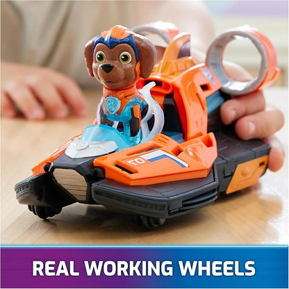 Paw Patrol: The Mighty Movie, Toy Jet Boat with Zuma Mighty Pups Action Figure, Lights and Sounds, Kids Toys for Boys & Girls 3+