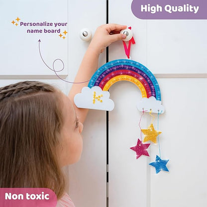 jackinthebox Unicorn Craft kit for 3 to 5 Year olds, 3 Craft Projects, Great Gift for Kids Ages 3 4 5 Years,Craft kit for Kids, No Mess Art for Kids, Craft Kits & Supplies, DIY Creative Activity