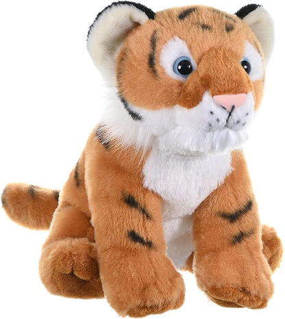 Wild Republic Tiger Cub Plush, Stuffed Animal, Plush Toy, Gifts for Kids, Cuddlekins, 12", Multi, Model:19372