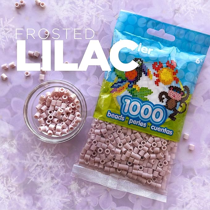 Perler Fuse Beads for Kids Crafts, Frosted Lilac Purple 1000 Piece