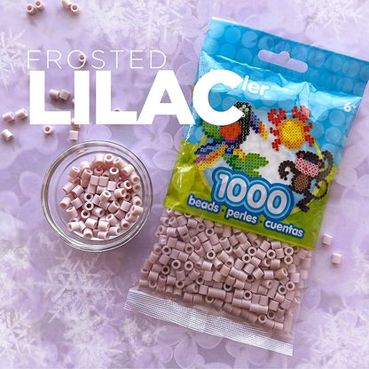 Perler Fuse Beads for Kids Crafts, Frosted Lilac Purple 1000 Piece
