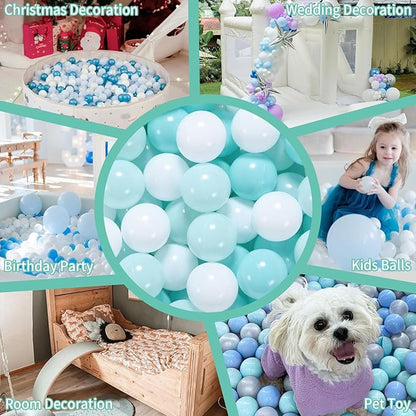 GOGOSO Ball Pit Balls for Toddles, Kids Plastic Balls for BallPit, Pool, Baby Party Accessories, Birthday Decoration 50 100 200 500 1000