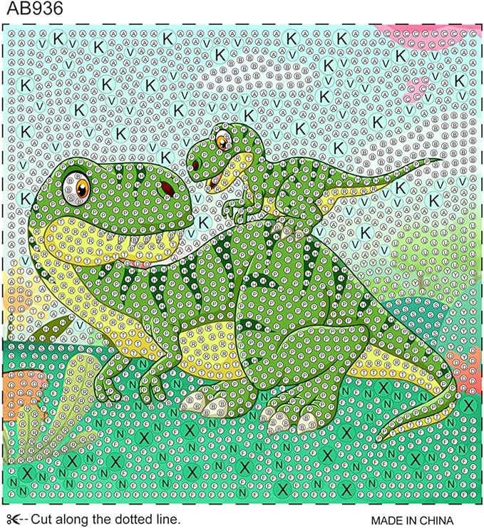 Junrife 5D Diamond Craft Kits Stickers for Kids,Gem Kids' Paint by Number Kits Mosaic Sticker - Best Gifts for Girls Over Ages 6 Easy for Kids Adult Beginners