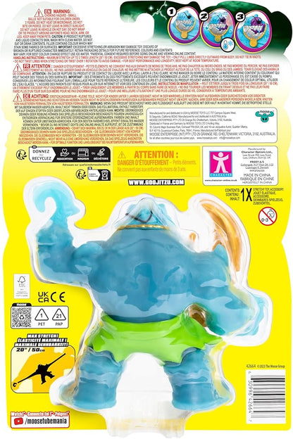 Heroes of Goo Jit Zu Cursed Goo Sea | Super Oozy, Goo Filled Toy Thrash Action Figure Hero Pack | with Color Changing Face That Reveals His Curse | Stretch Him 3 Times His Size