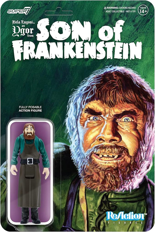 Super7 Universal Monsters Son of Frankenstein Ygor - 3.75" Universal Monster Movies Action Figure Classic Movie Collectibles and Retro Toys