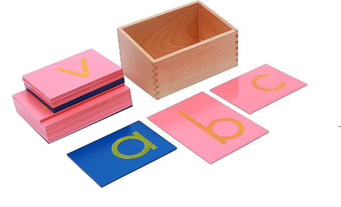 Montessori Materials Lower Case Sandpaper Letters - Print