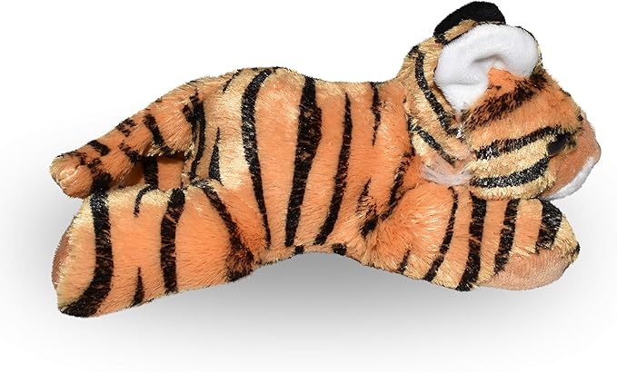 Wild Republic Tiger Plush, Stuffed Animal, Plush Toy, Gifts for Kids, Hug’Ems 7"